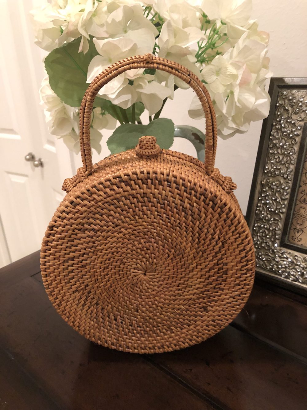 Rattan purse My Blog